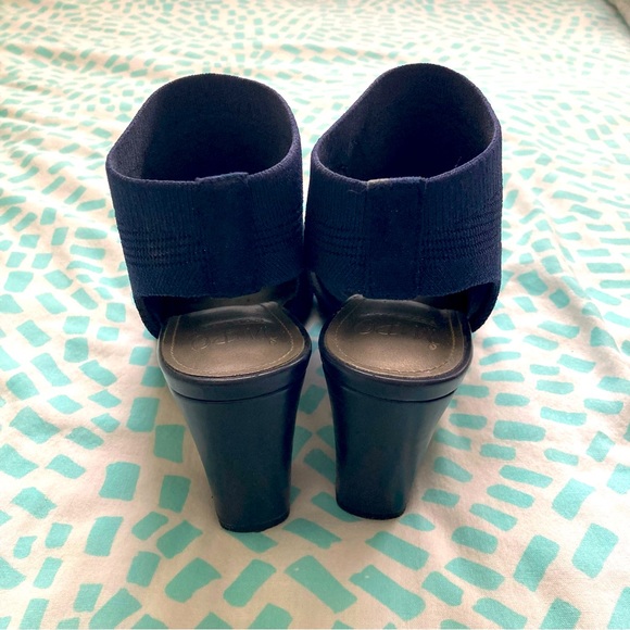 Impo Stretch Knit Heeled Peep Toe Bootie - Picture 4 of 8